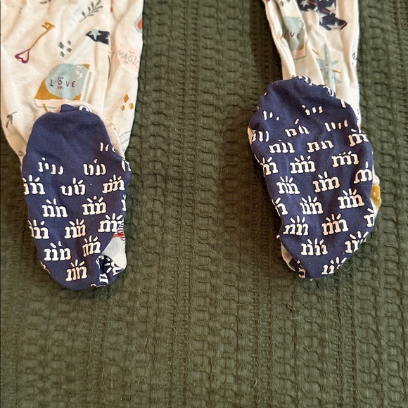 Magnetic Me Magic Modal Footie Pajamas, 9-12m - Picture 5 of 7